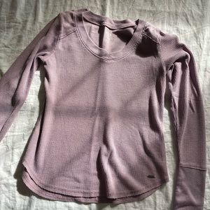 Hollister ribbed long sleeve top